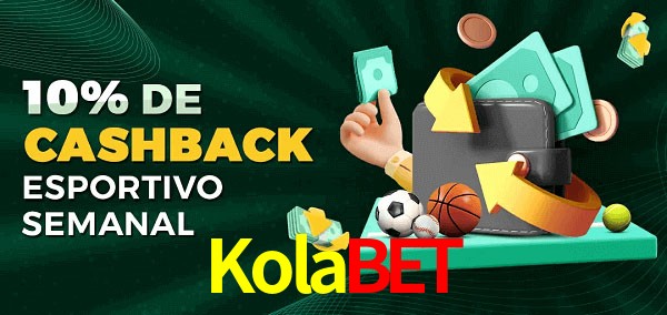 10% de bônus de cashback na Kolabet