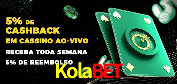 Promoções do cassino ao Vivo Kolabet